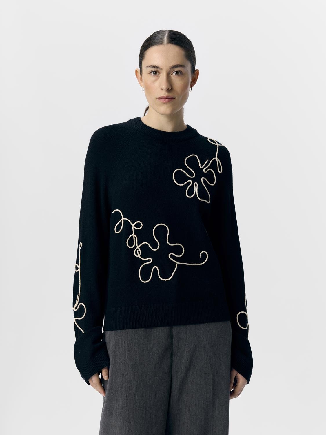 OBJLANEY Pullover - Black - VERO MODA & VILA Bergvik